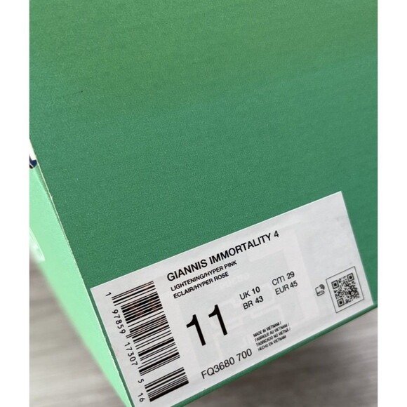 Nike Giannis Immortality 4 Lightening Hyper Pink FQ3680-700 Men\'s Size 11 New main image 6